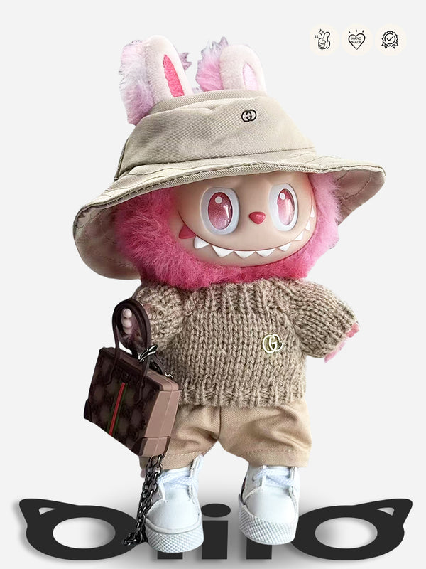 LABUBU Clothes Gucci Preppy Knitwear Outfit