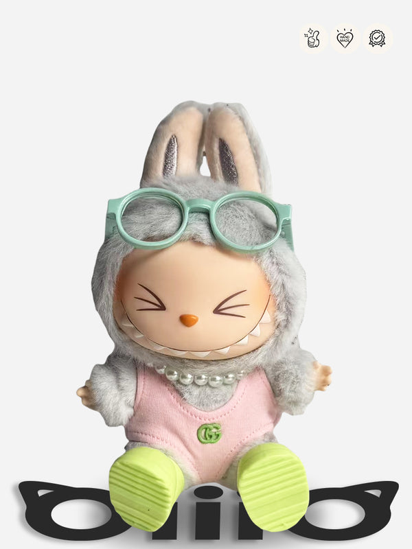 LABUBU Clothes Gucci Adorable Glasses & Knit Set