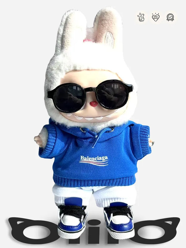 LABUBU Clothes Balenciaga Blue Athletic - Chic Outfit