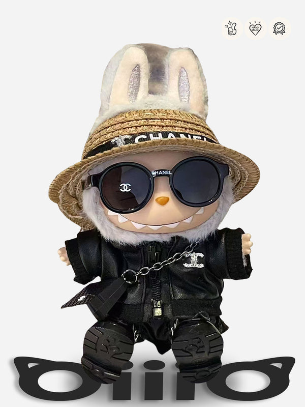 LABUBU Clothes Chanel Black Cool Guy Outfit