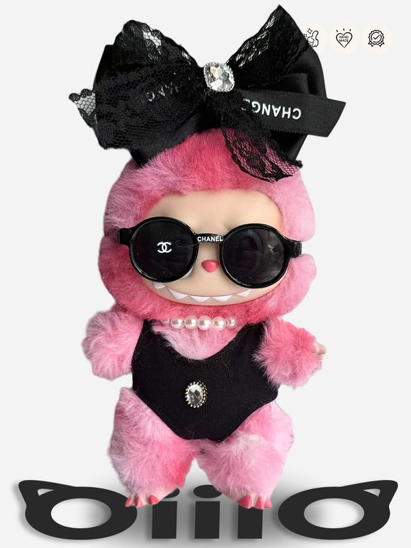 LABUBU Clothes Chanel Pink Pearl Riviera