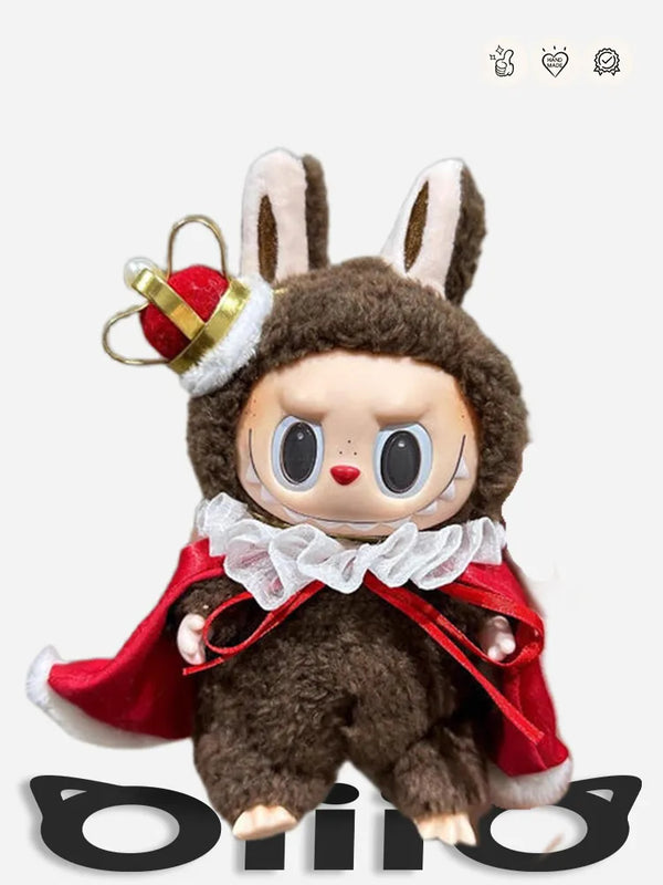 LABUBU Clothes King Style Brown Elegant Regal Set