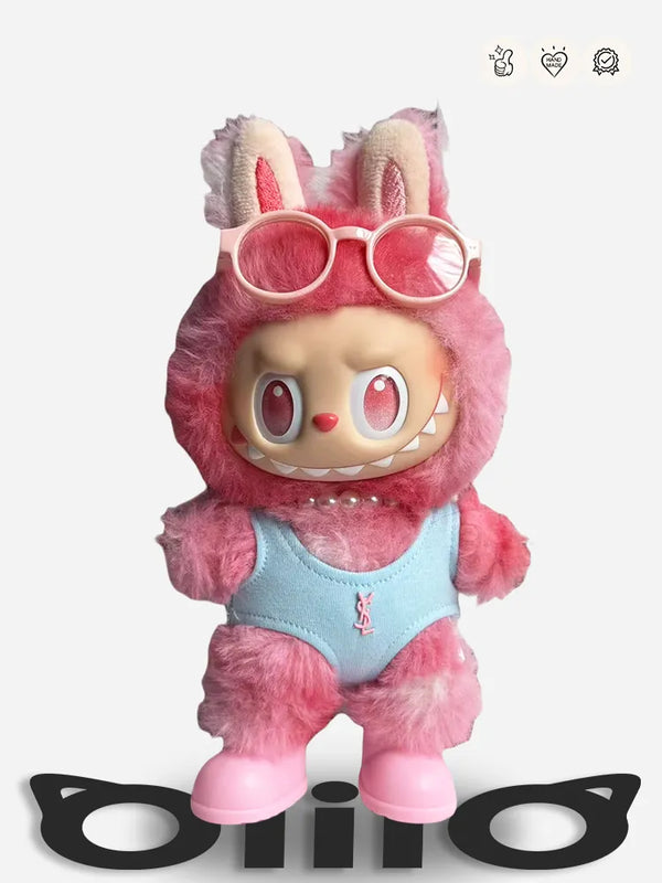 LABUBU Clothes YSL Sweet Pink Outfit