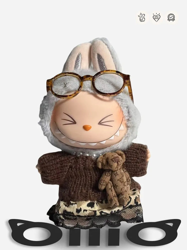 LABUBU Clothes LV Winter Teddy