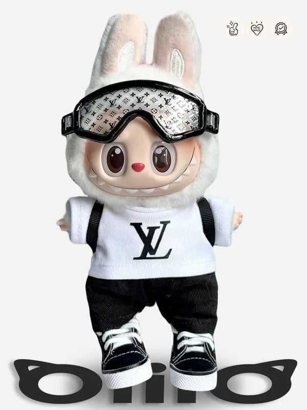 LABUBU Clothes LV Black Ice Edge