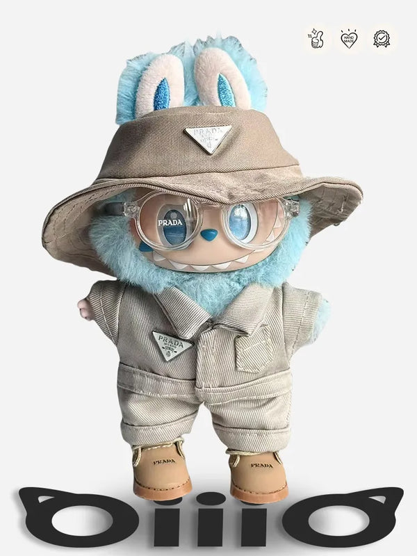 LABUBU Clothes Prada Safari Look Ensemble