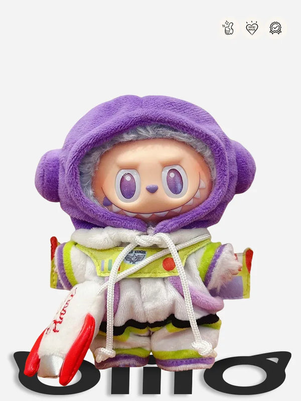 LABUBU Clothes Purple Cozy Astronaut